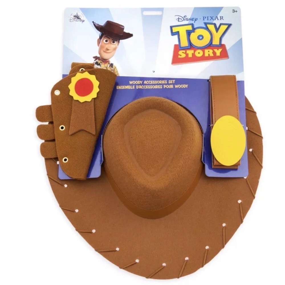 Disney Woody accessories set dress up/costume Toy Story Halloween NEW